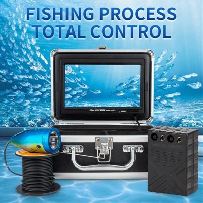 Fish Finder ขนาด 9 นิ้วตัวค้นหาปลาใต้น้ำสีตรวจสอบสีใต้น้ำกล้องใต้น้ำ